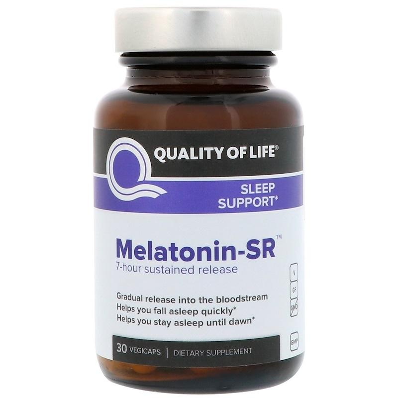 slide 1 of 1, Quality Of Life Melatonin- Sr, 30 ct