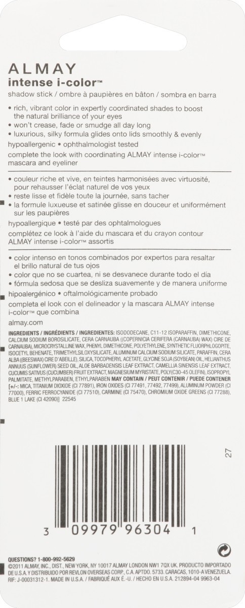 slide 3 of 3, Almay Shadow Stick 0.07 oz, 0.07 oz
