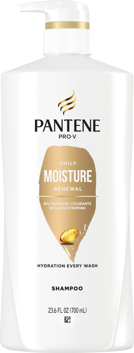 slide 1 of 1, PANTENE PRO-V Daily Moisture Renewal Shampoo, 23.6 oz, 23.60 fl oz