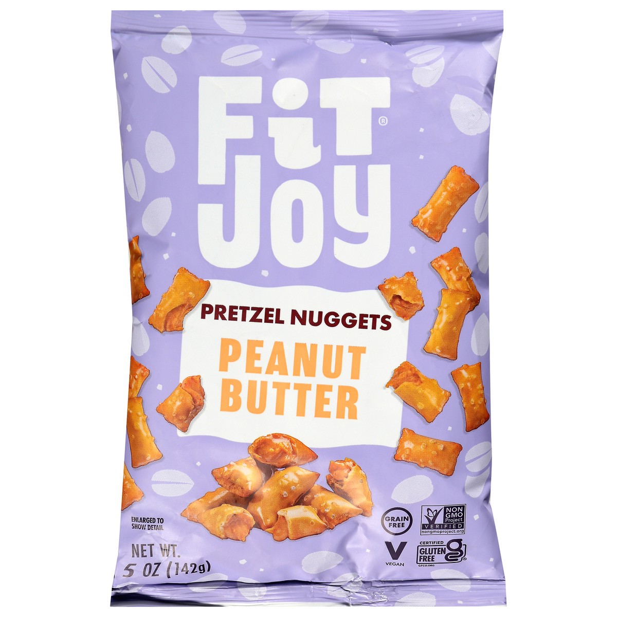 slide 1 of 15, FitJoy® Peanut Butter Filled Pretzel Nuggets, 5 oz