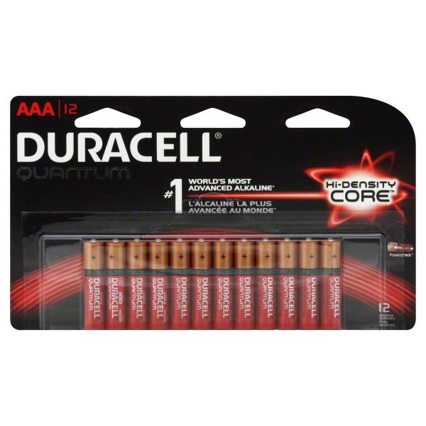 slide 1 of 3, Duracell Quantum AAA Alkaline Batteries, 12 ct