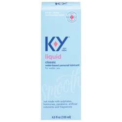 K-Y Water-Based Liquid Personal Lubricant 4.5 fl oz