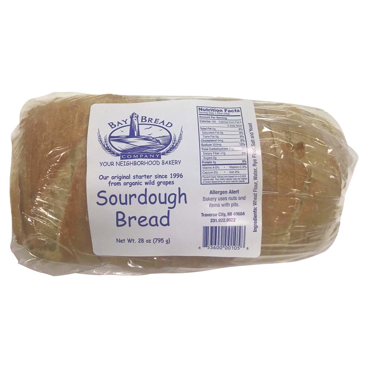 slide 1 of 1, Bay Bread Sourdough Whole Loaf, 28 oz