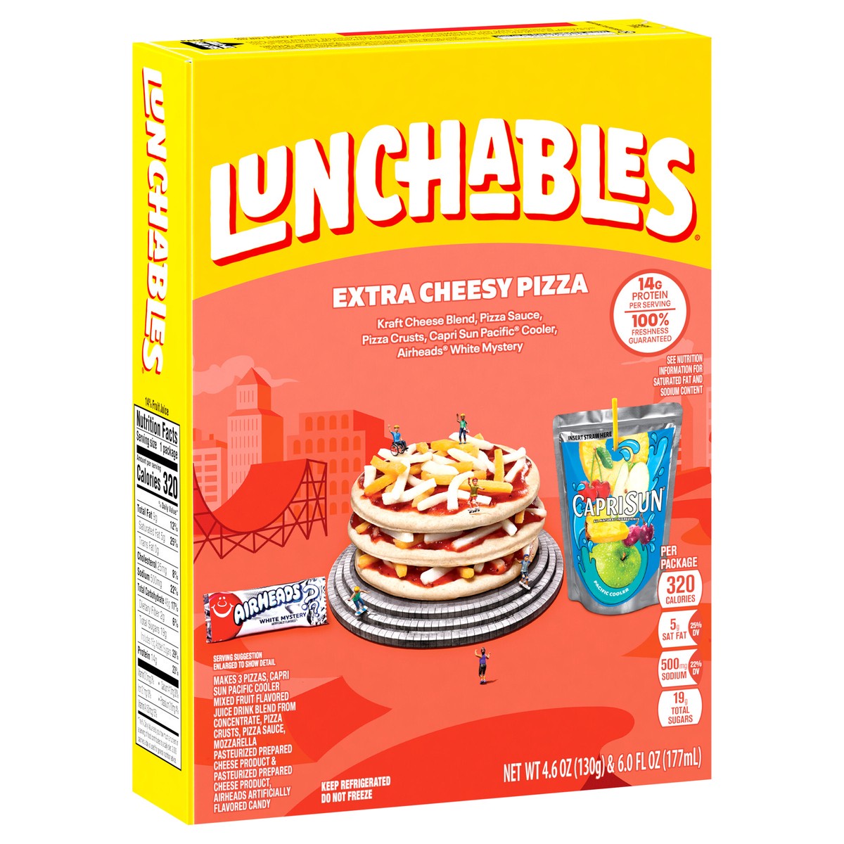 slide 6 of 9, Lunchables Oscar Mayer Lunchables Extra Cheesy Pizza - 10.6oz,