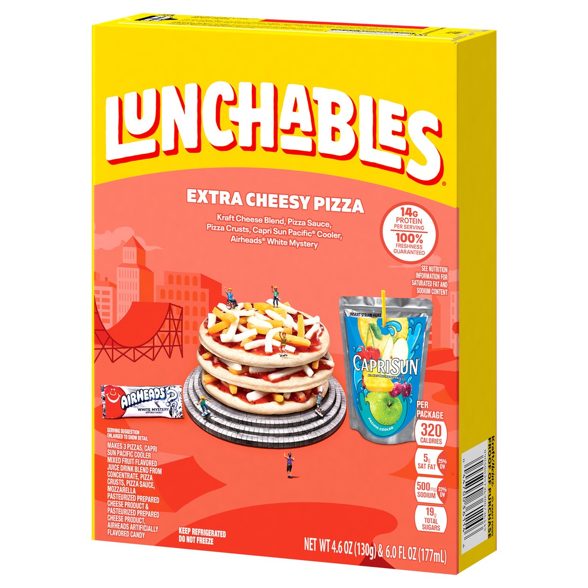 slide 7 of 9, Lunchables Oscar Mayer Lunchables Extra Cheesy Pizza - 10.6oz,