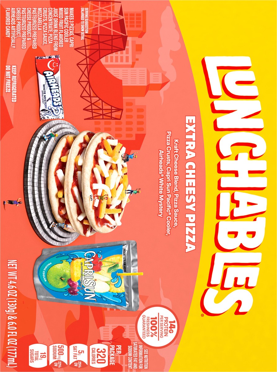 slide 2 of 9, Lunchables Oscar Mayer Lunchables Extra Cheesy Pizza - 10.6oz,