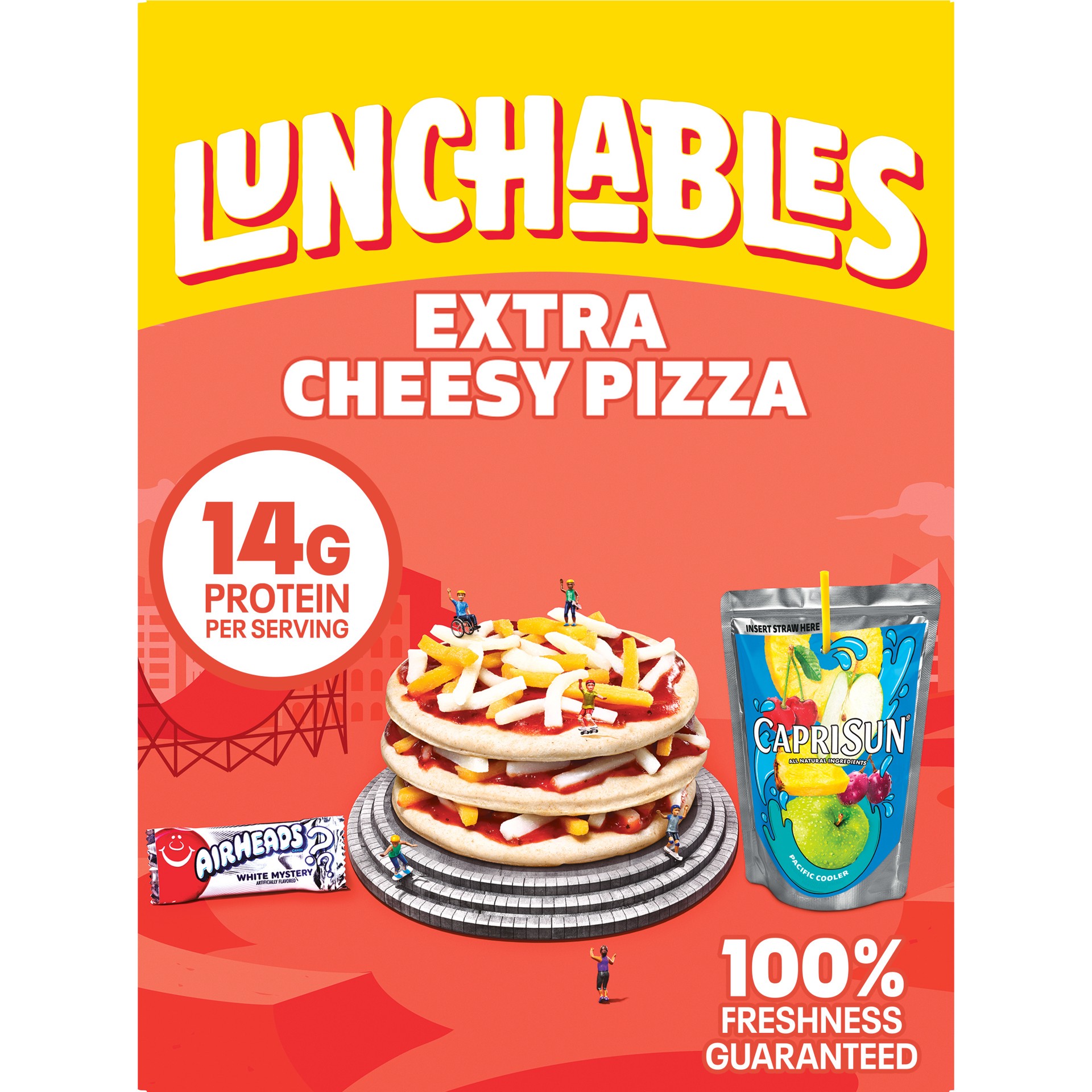 slide 1 of 9, Lunchables Oscar Mayer Lunchables Extra Cheesy Pizza - 10.6oz,