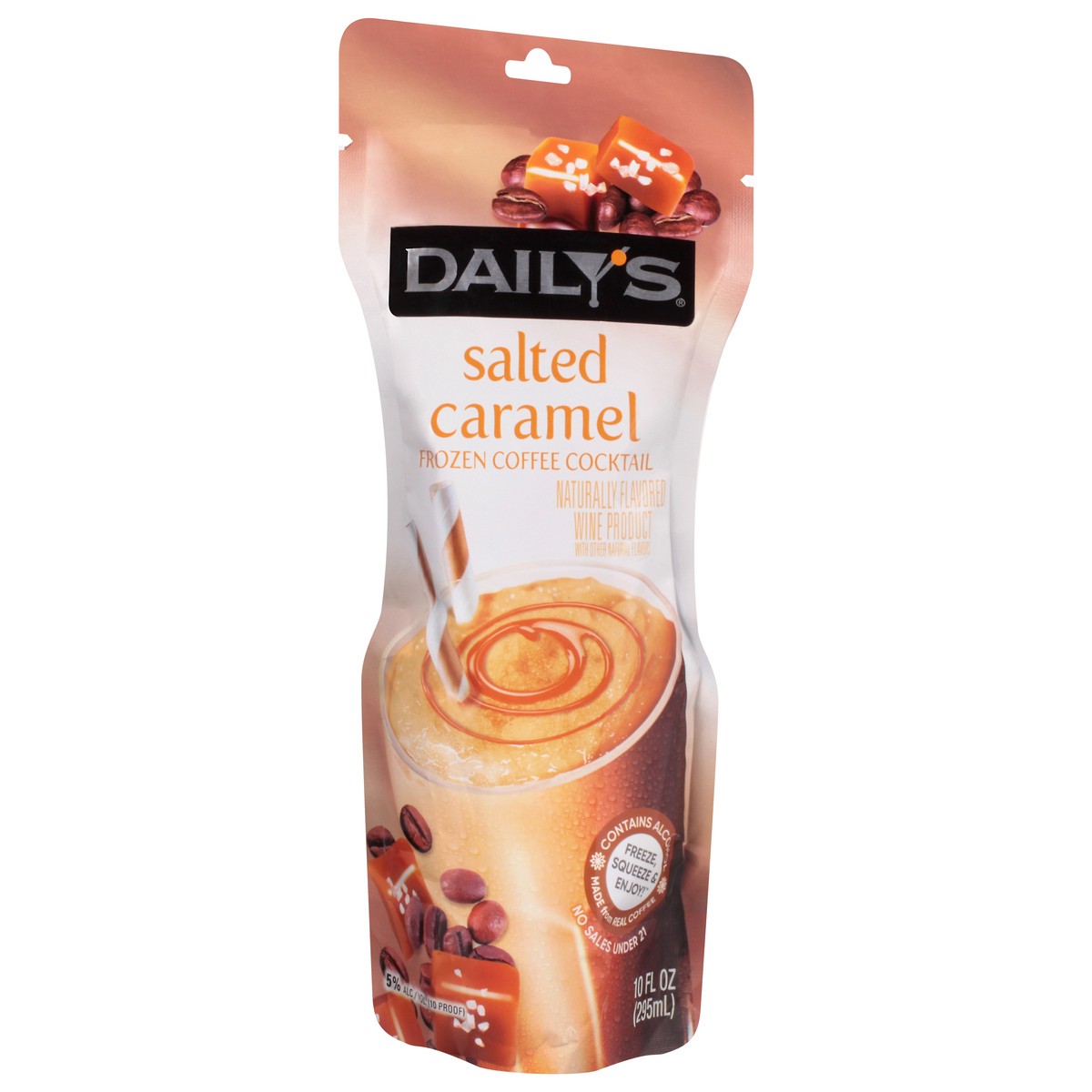 slide 5 of 13, Daily's Dailys Salted Caramel Frozen Coffee Cocktail, 10 fl oz