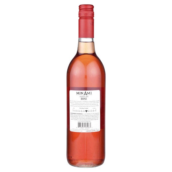 slide 3 of 5, Mon Ami Rose Wine, 750 ml