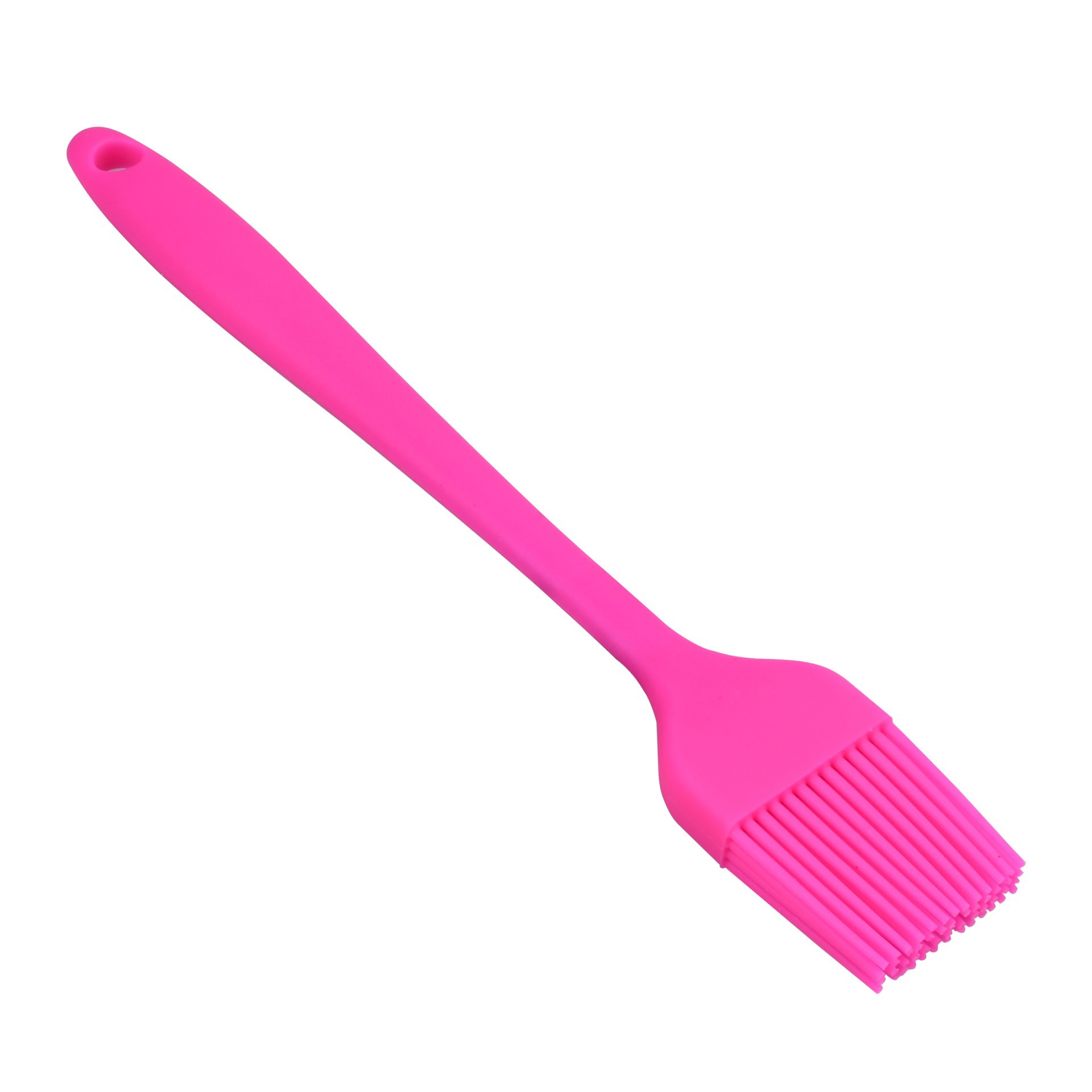 slide 2 of 4, Mini Pink Silicone Pastry Brush By Makery, 8 in