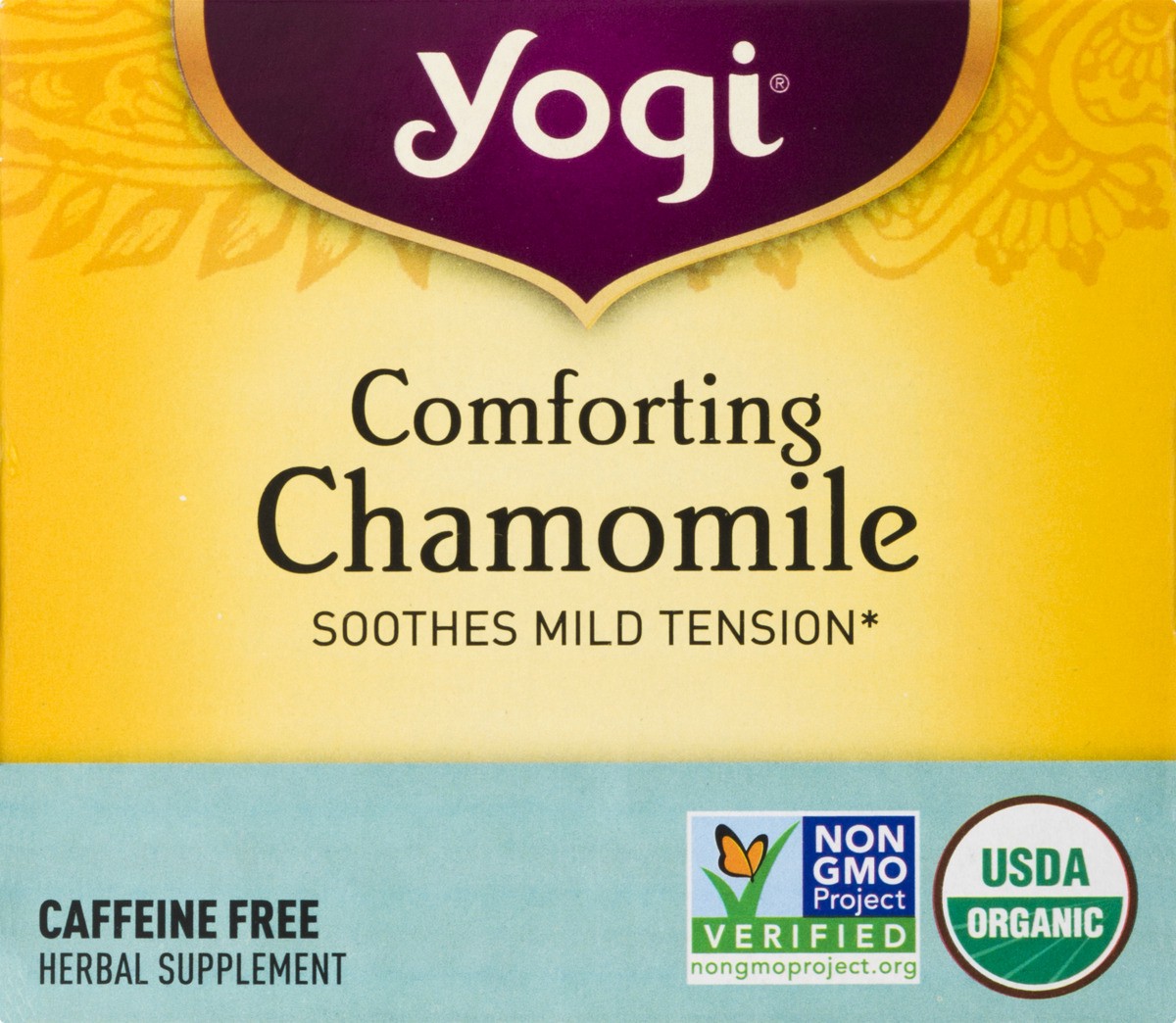 slide 9 of 9, Yogi Teas Organic Caffeine Free Comforting Chamomile Herbal Tea, 16 ct