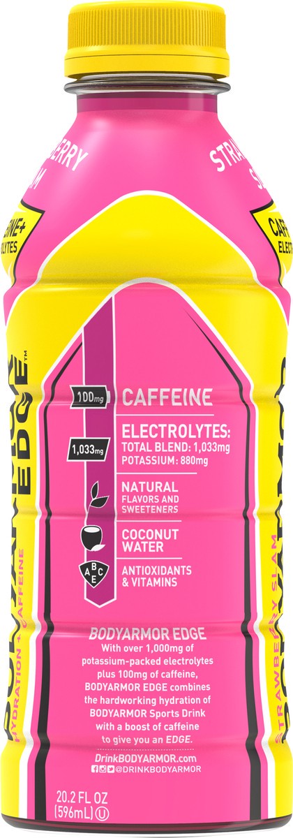 slide 6 of 11, BODYARMOR EDGE Strawberry Slam 20.2oz 1ct, 20.20 fl oz