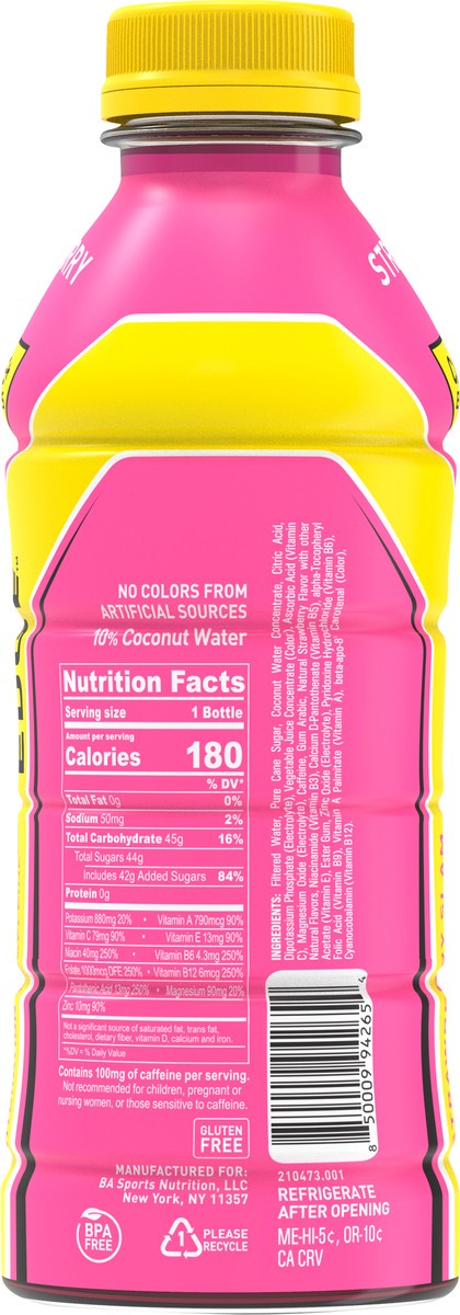 slide 2 of 11, BODYARMOR EDGE Strawberry Slam 20.2oz 1ct, 20.20 fl oz