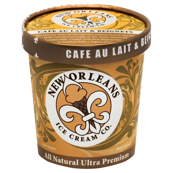 slide 1 of 1, NOICRM New Orleans Cafe Au Lait & Beignets, 16 oz
