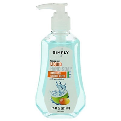 slide 1 of 1, Simply U Mango and Coconut Water Liquid Hand Soap, 7.5 oz