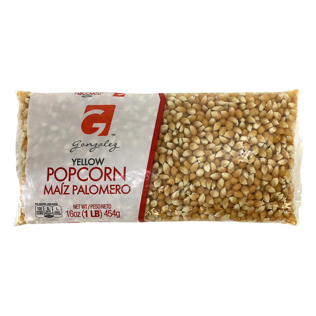 slide 1 of 1, Gonzalez, Yellow Popcorn, 1 lb