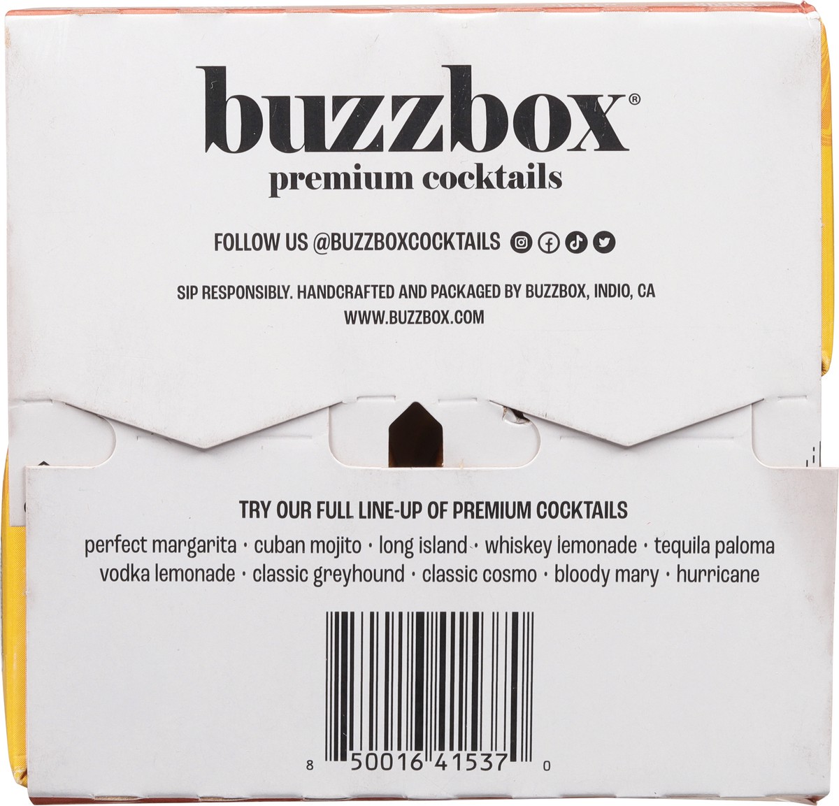 slide 2 of 10, Buzzbox Whiskey Lemonade Premium Cocktai, 4 ct