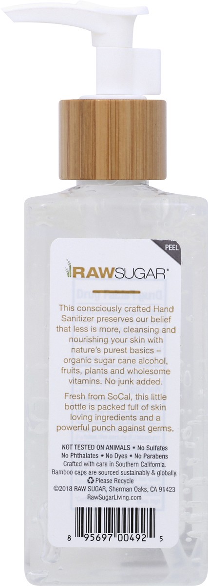 slide 5 of 9, Raw Sugar Hand Sanitizer Peppermint + Sea Salt, 9 fl oz