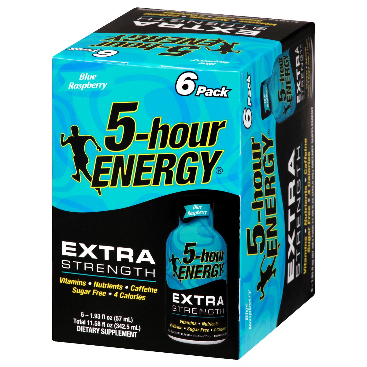 slide 3 of 9, 5-hour ENERGY Shots, Extra Strength, Blue Raspberry, 6 ct