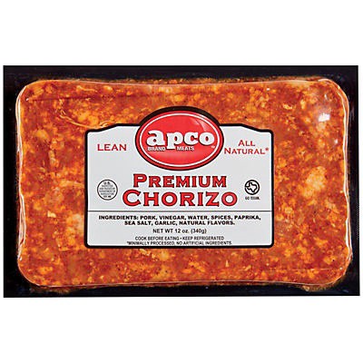 slide 1 of 1, apco Premium Chorizo 12 oz, 12 oz