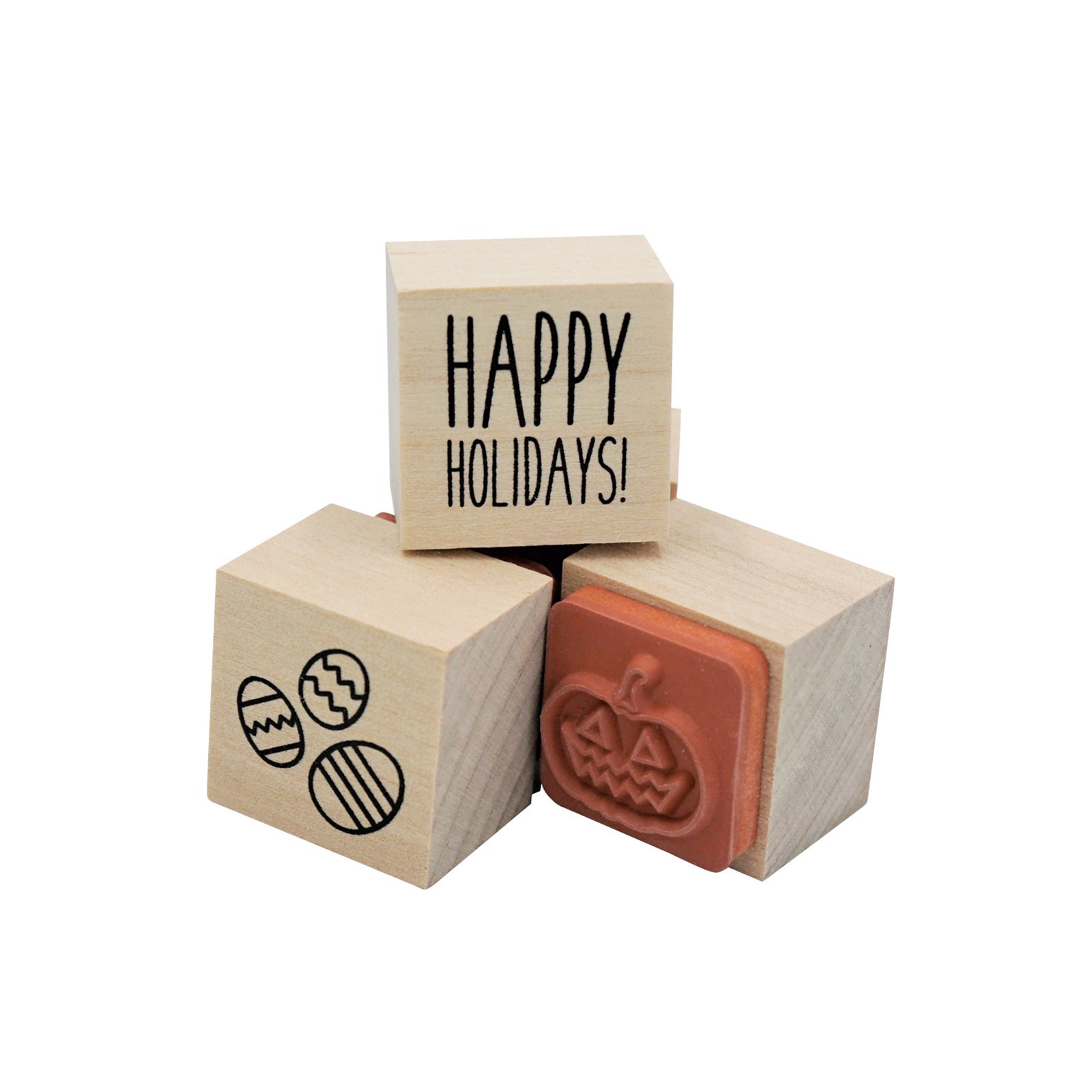 slide 3 of 5, All Holiday Jar Of Wood Stamps By Recollections, 1 in x 1 in