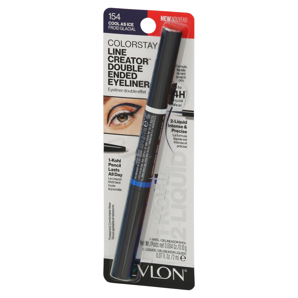 slide 7 of 9, ColorStay Line Creator 154 Cool As Ice Double Ended Eyeliner 1 ea, 1 ct