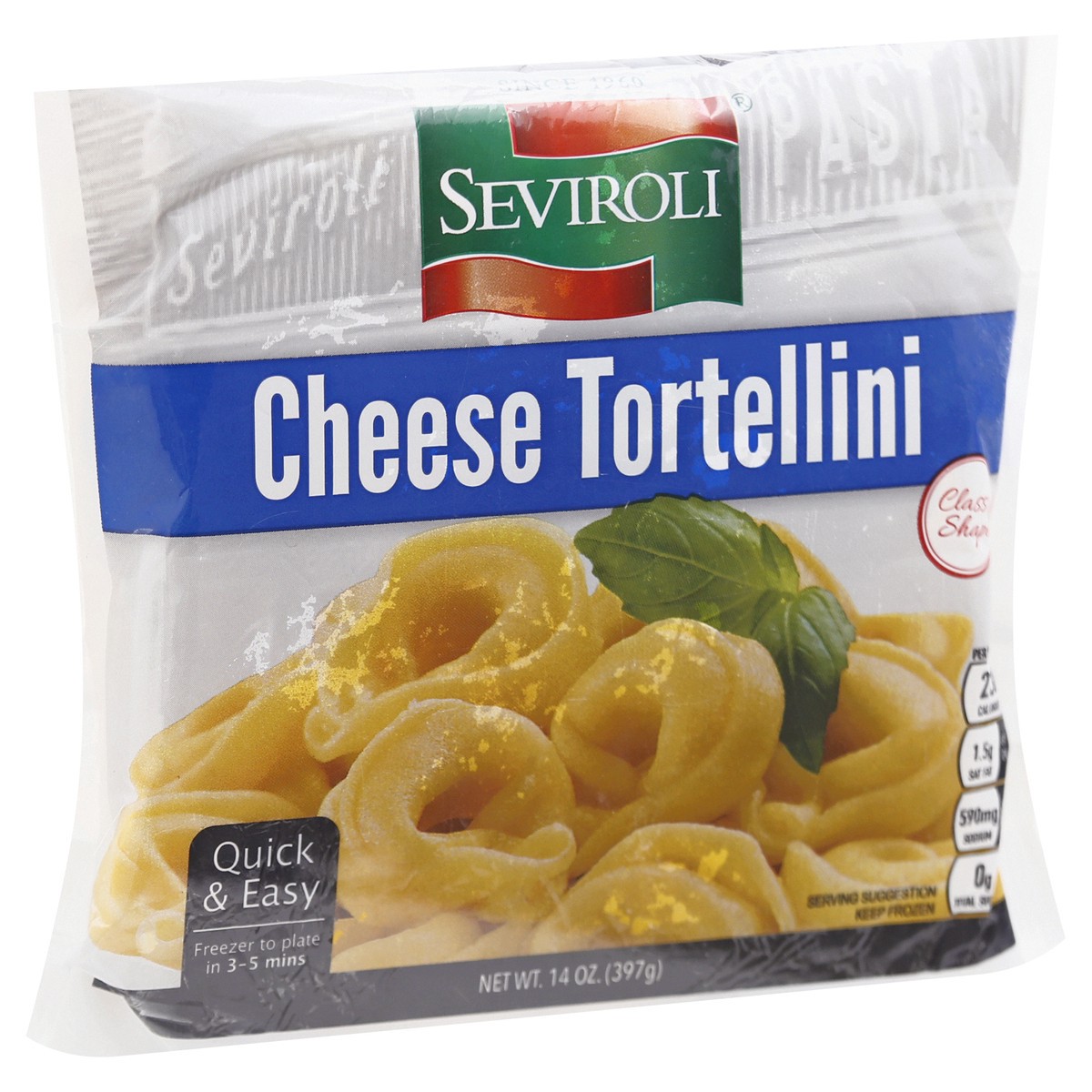 slide 2 of 9, Seviroli Classic Shape Cheese Tortellini 14 oz, 14 oz