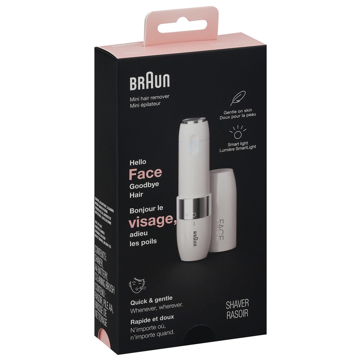 slide 2 of 9, Braun Face Mini Hair Remover, 1 ct