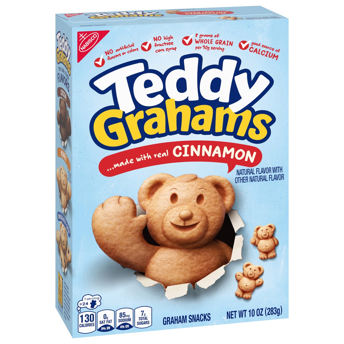 slide 2 of 9, Teddy Grahams Cinnamon Graham Snacks, 10 oz, 10 oz