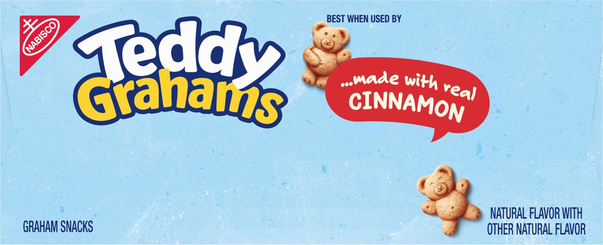 slide 9 of 9, Teddy Grahams Cinnamon Graham Snacks, 10 oz, 10 oz