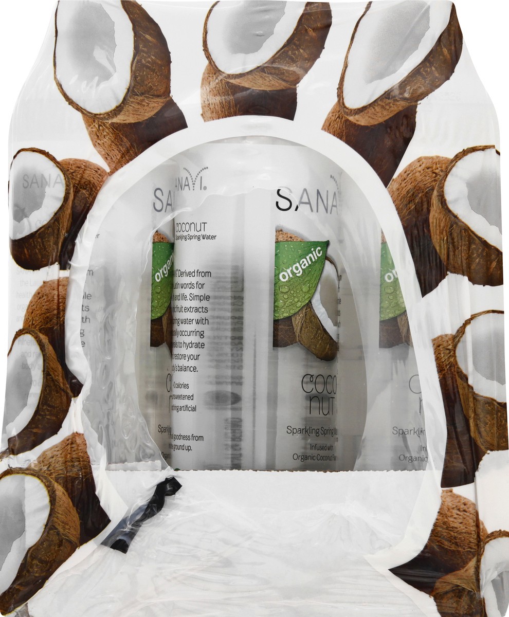 slide 7 of 9, Sanavi Coconut Sparkling Spring Water, 204 fl oz