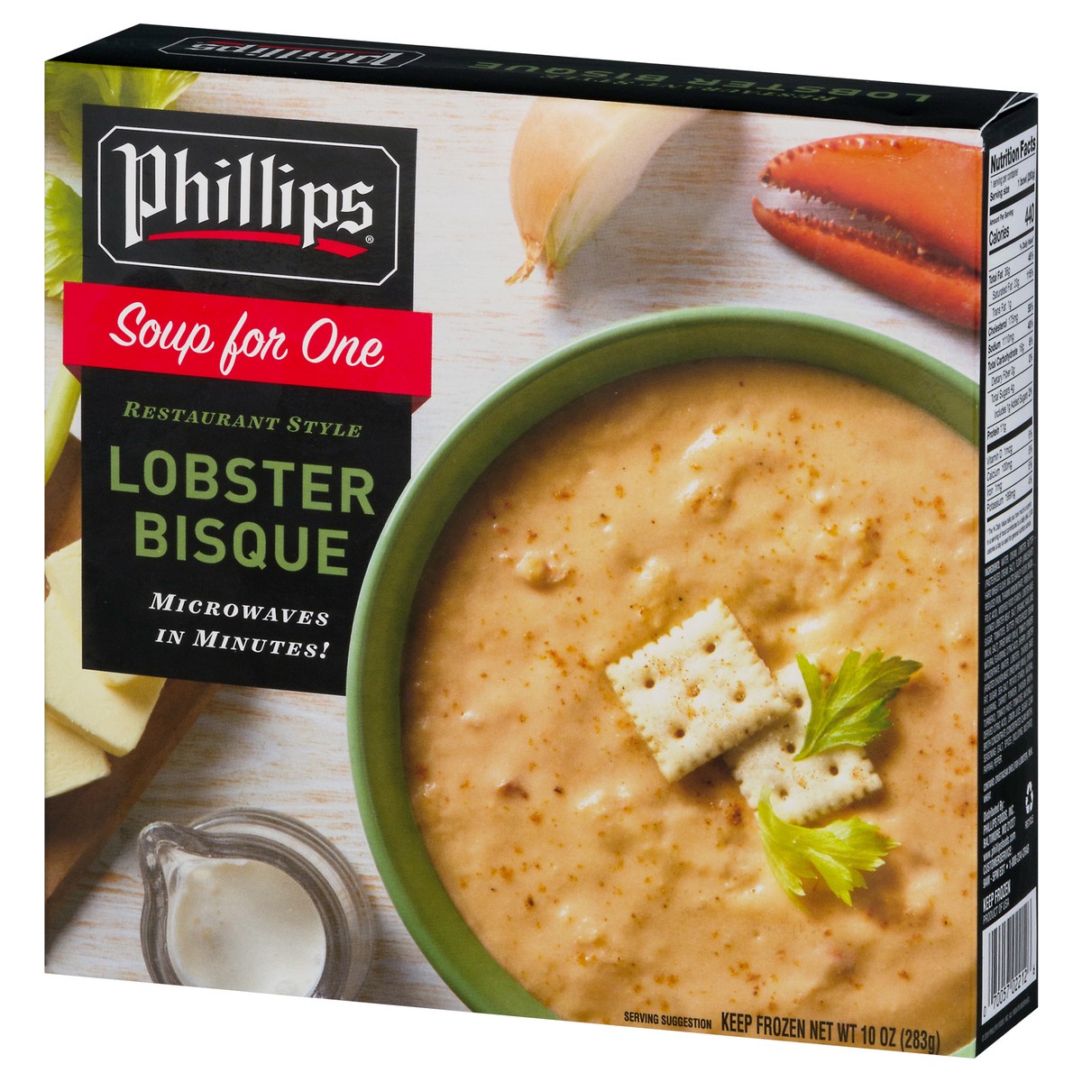 slide 10 of 10, Phillips Lobster Bisque, 10 oz