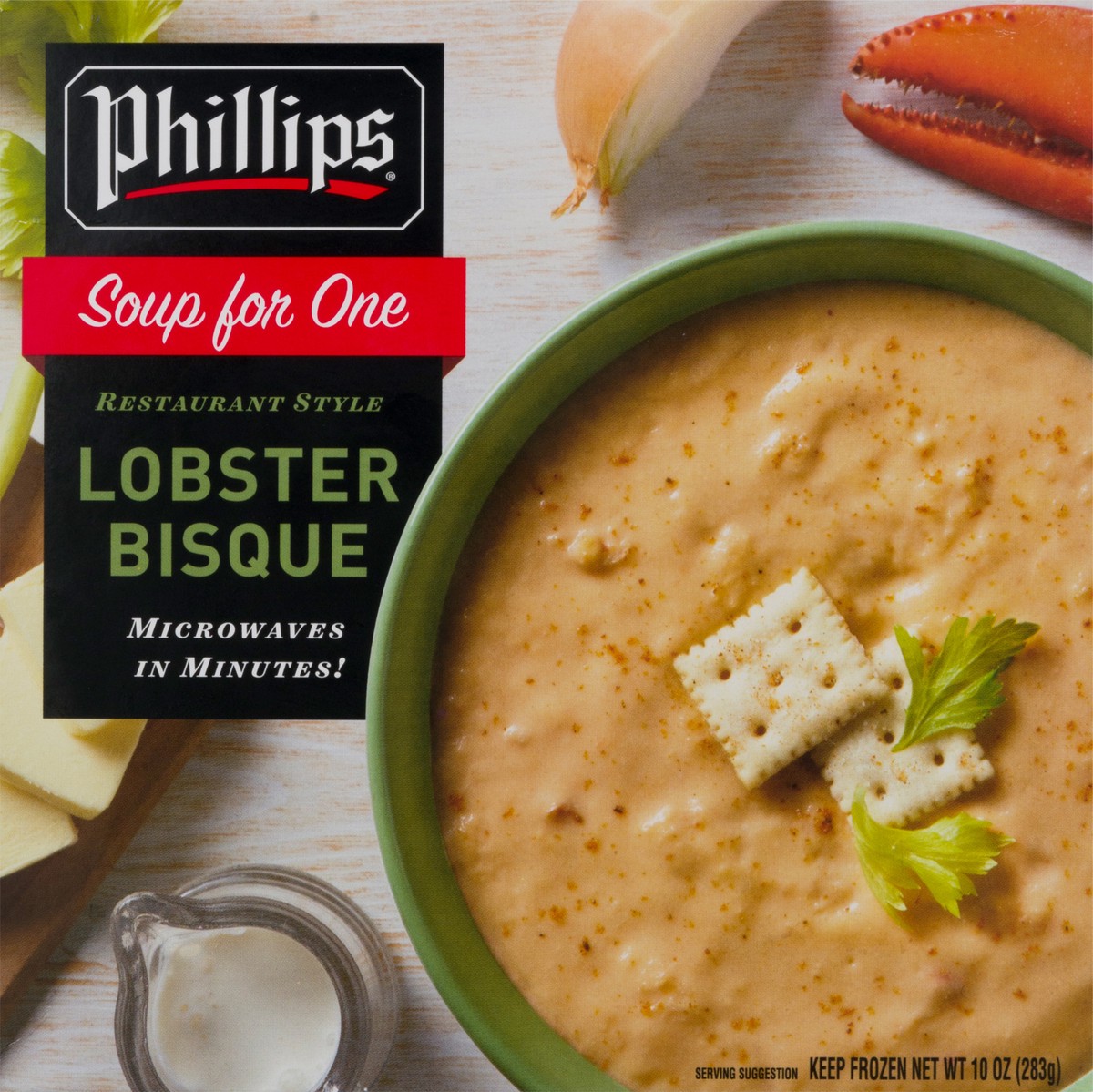 slide 3 of 10, Phillips Lobster Bisque, 10 oz