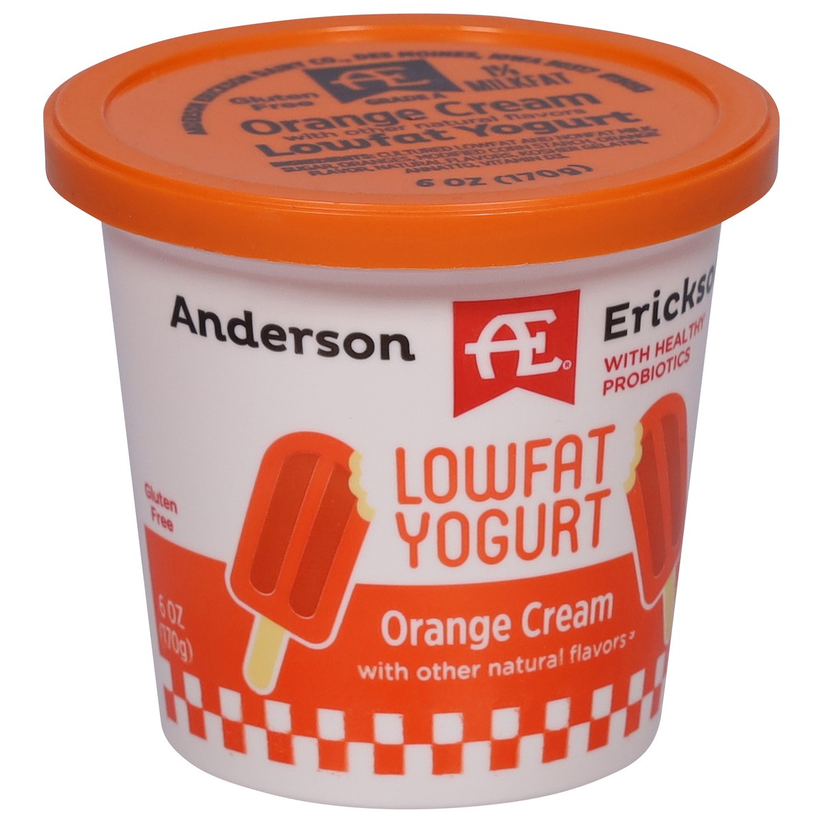 slide 4 of 11, Anderson Erickson Dairy Lowfat Orange Cream Yogurt 6 oz, 6 oz