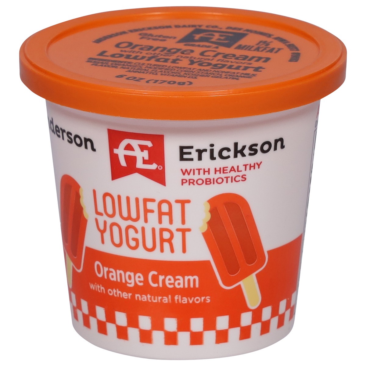 slide 6 of 11, Anderson Erickson Dairy Lowfat Orange Cream Yogurt 6 oz, 6 oz