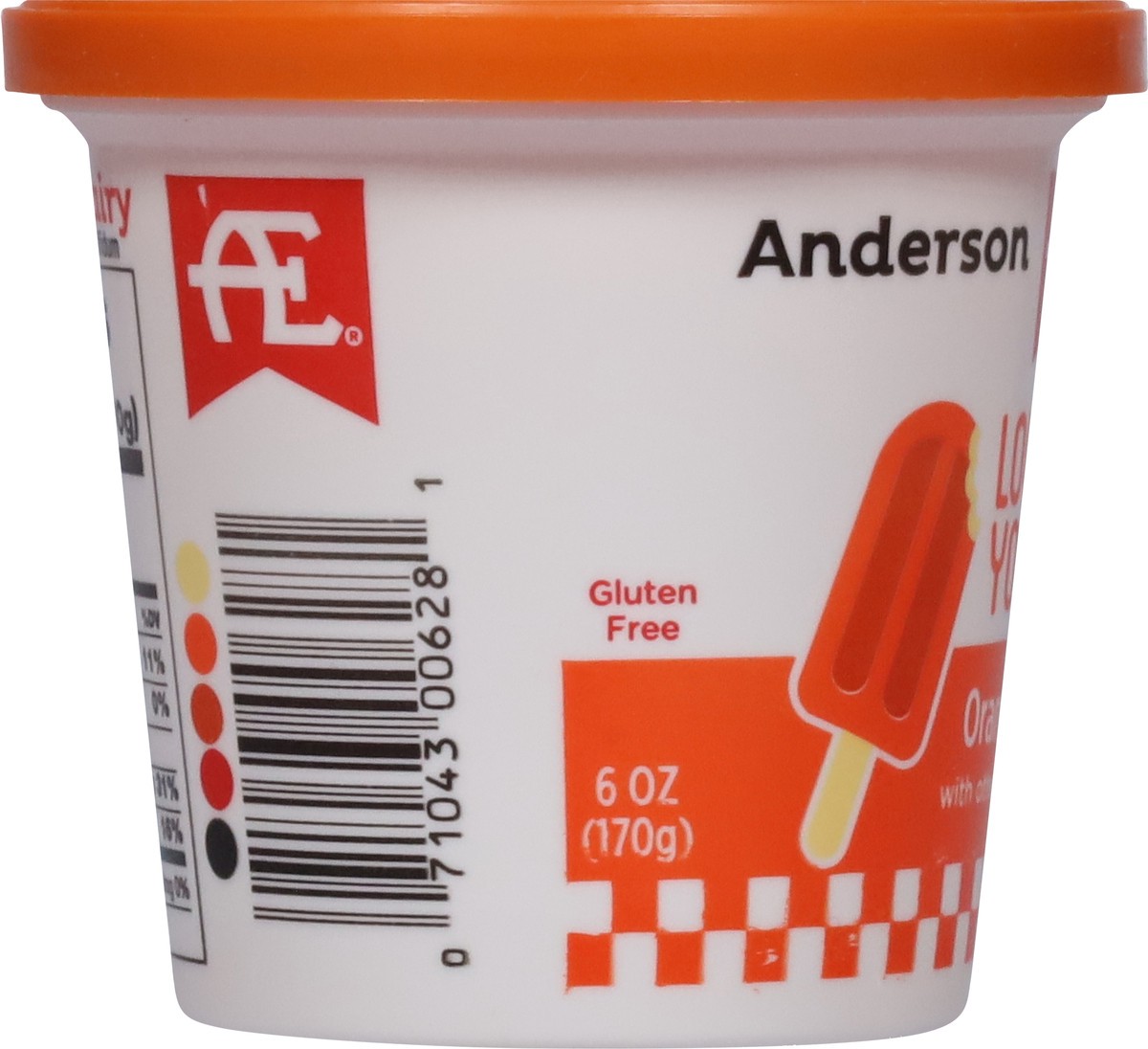 slide 11 of 11, Anderson Erickson Dairy Lowfat Orange Cream Yogurt 6 oz, 6 oz