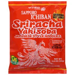 Sapporo Ichiban Japanese Style Sriracha Yakisoba Noodles 3.6 oz