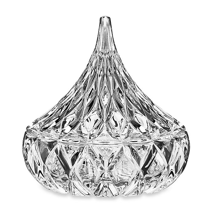 slide 1 of 1, Godinger DublinCrystal Clear Hershey's Kiss Candy Dish, 1 ct