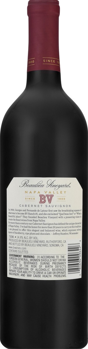 slide 2 of 9, Beaulieu Vineyard Napa Cabernet Sauvignon, 750 ml