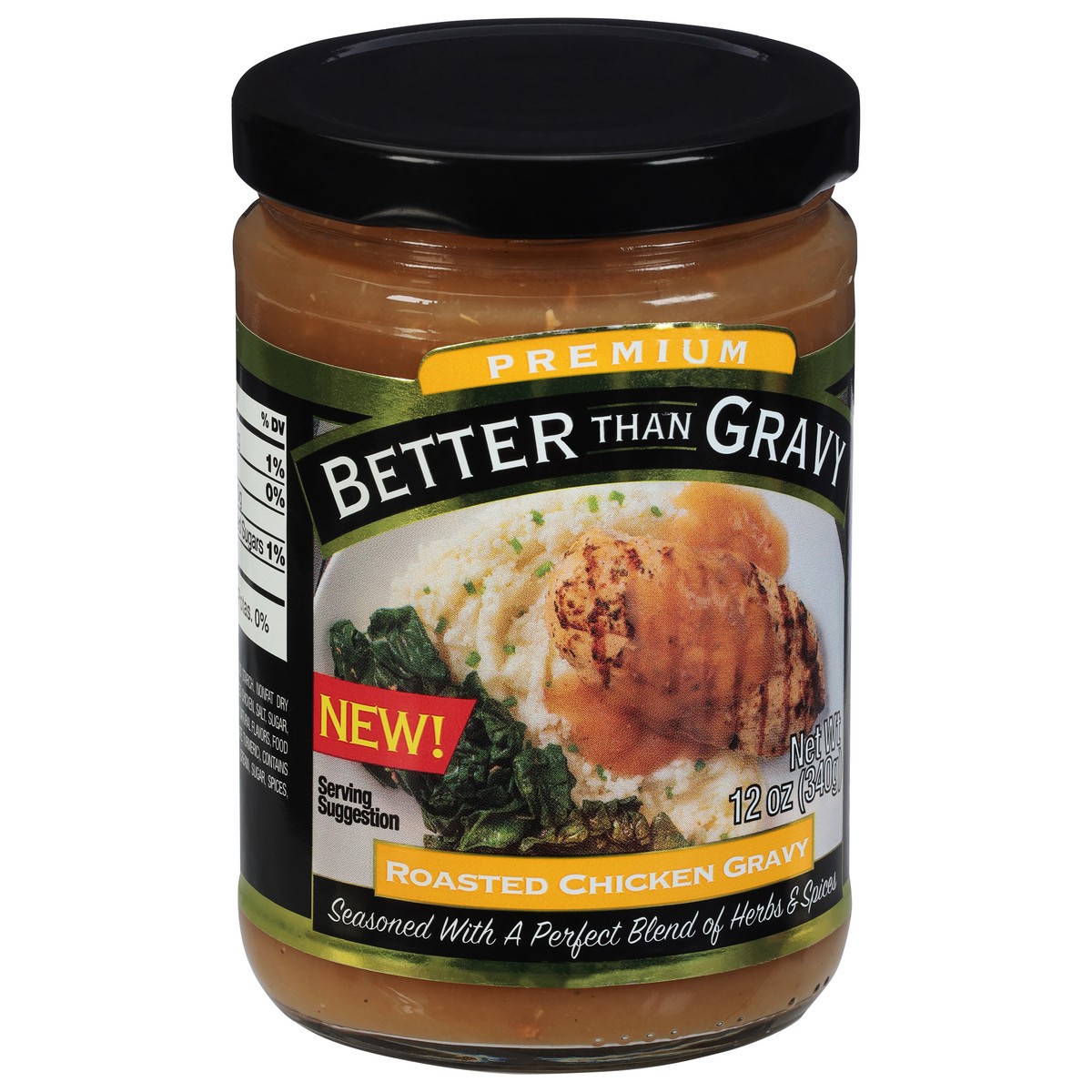 slide 7 of 9, Better Than Gravy Gravy, Roasted Chicken, Premium 12 Oz, 12 oz