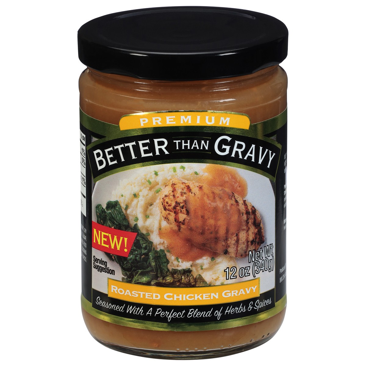 slide 1 of 9, Better Than Gravy Gravy, Roasted Chicken, Premium 12 Oz, 12 oz