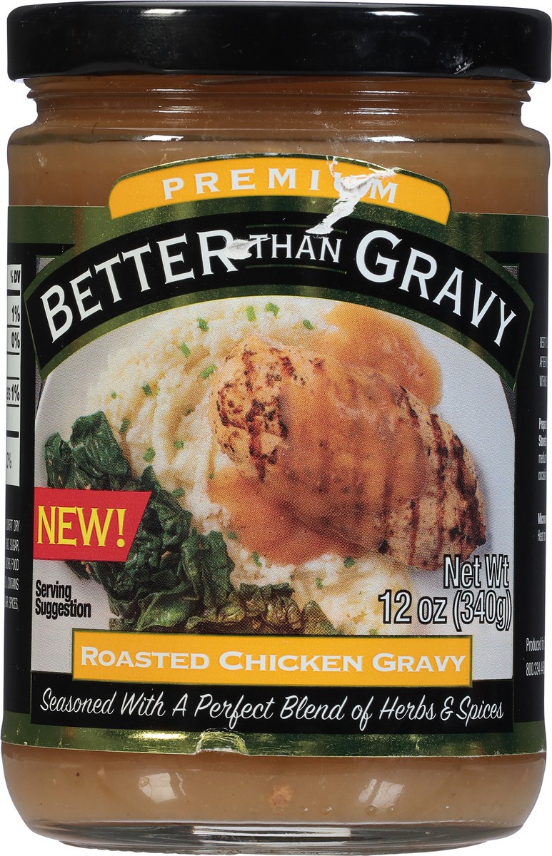 slide 3 of 9, Better Than Gravy Gravy, Roasted Chicken, Premium 12 Oz, 12 oz