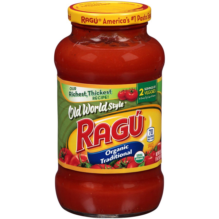 slide 1 of 6, Ragu Organic Traditional Pasta Sauce, 26 oz