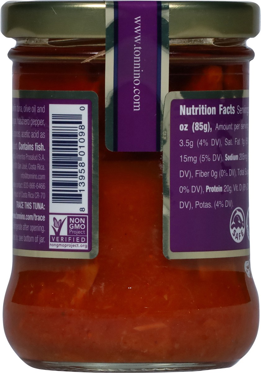 slide 2 of 9, Tonnino Yellowfin Tuna Fillets with Spicy Thai Chili in Olive Oil 6.3 oz, 6.3 oz