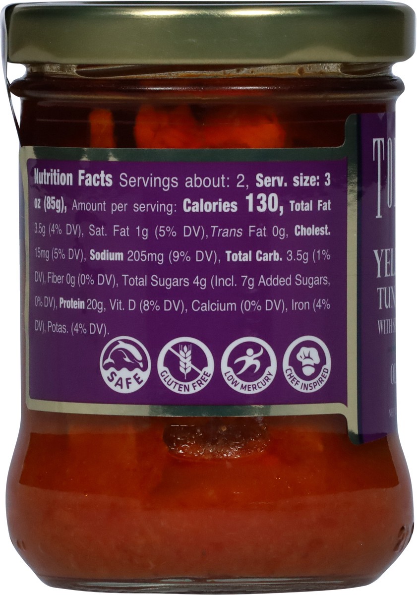 slide 5 of 9, Tonnino Yellowfin Tuna Fillets with Spicy Thai Chili in Olive Oil 6.3 oz, 6.3 oz
