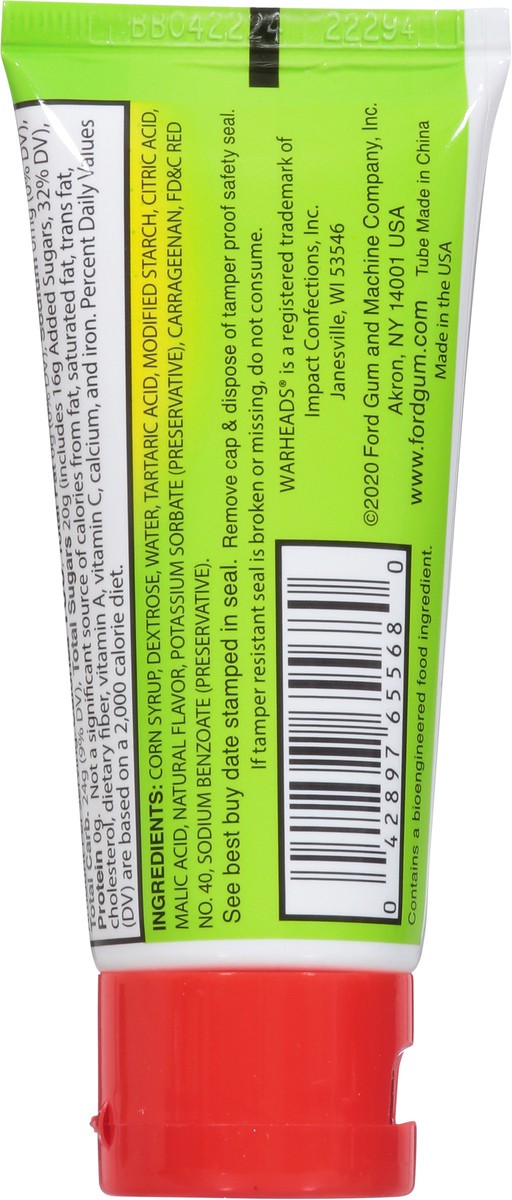 slide 7 of 9, Warheads Warhds Sour Squeeze Candy - 2.25 oz, 2.25 oz