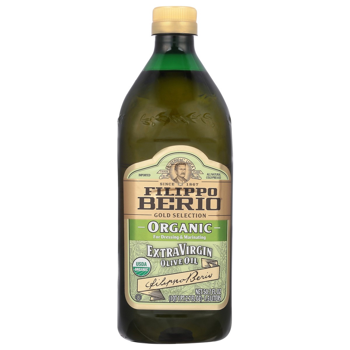 slide 1 of 9, Filippo Berio® extra virgin olive oil, 50.7 oz