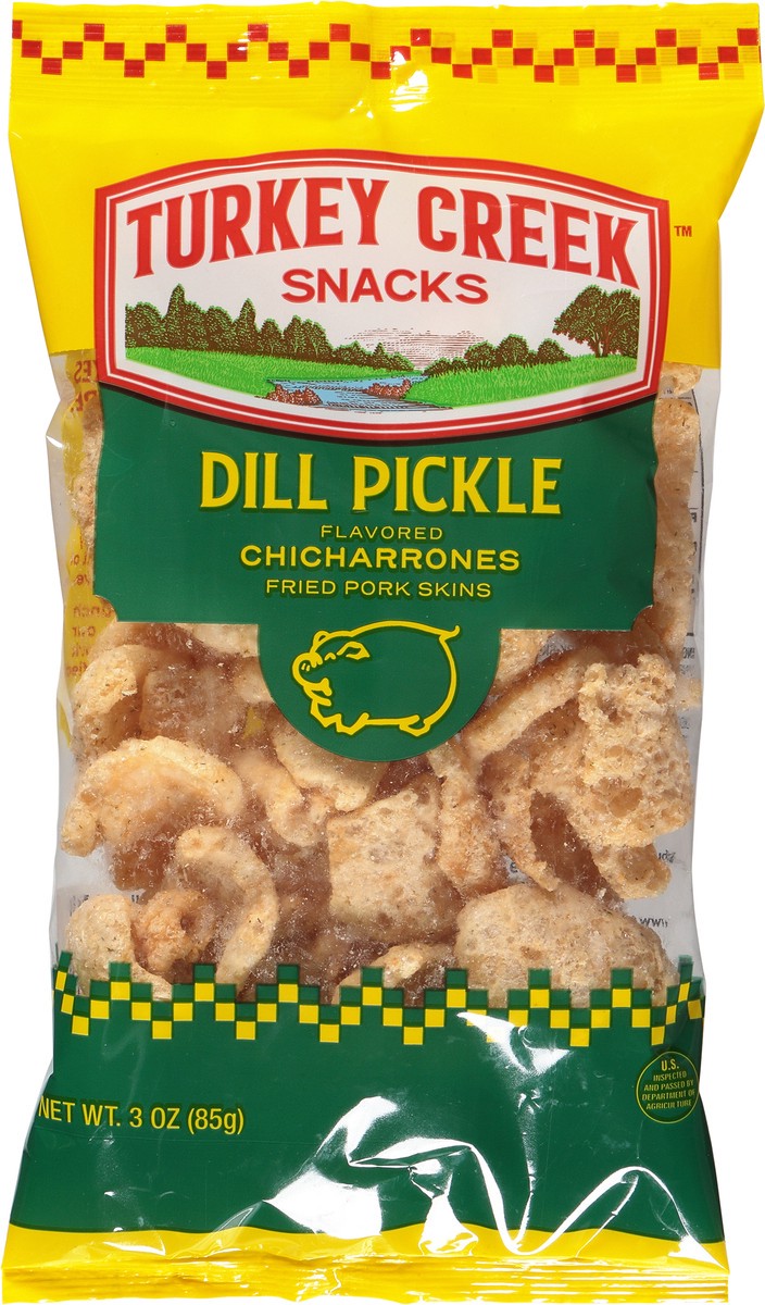 Turkey Creek Dill Pickle Flavored Chicharrones 3 oz 3 oz Shipt