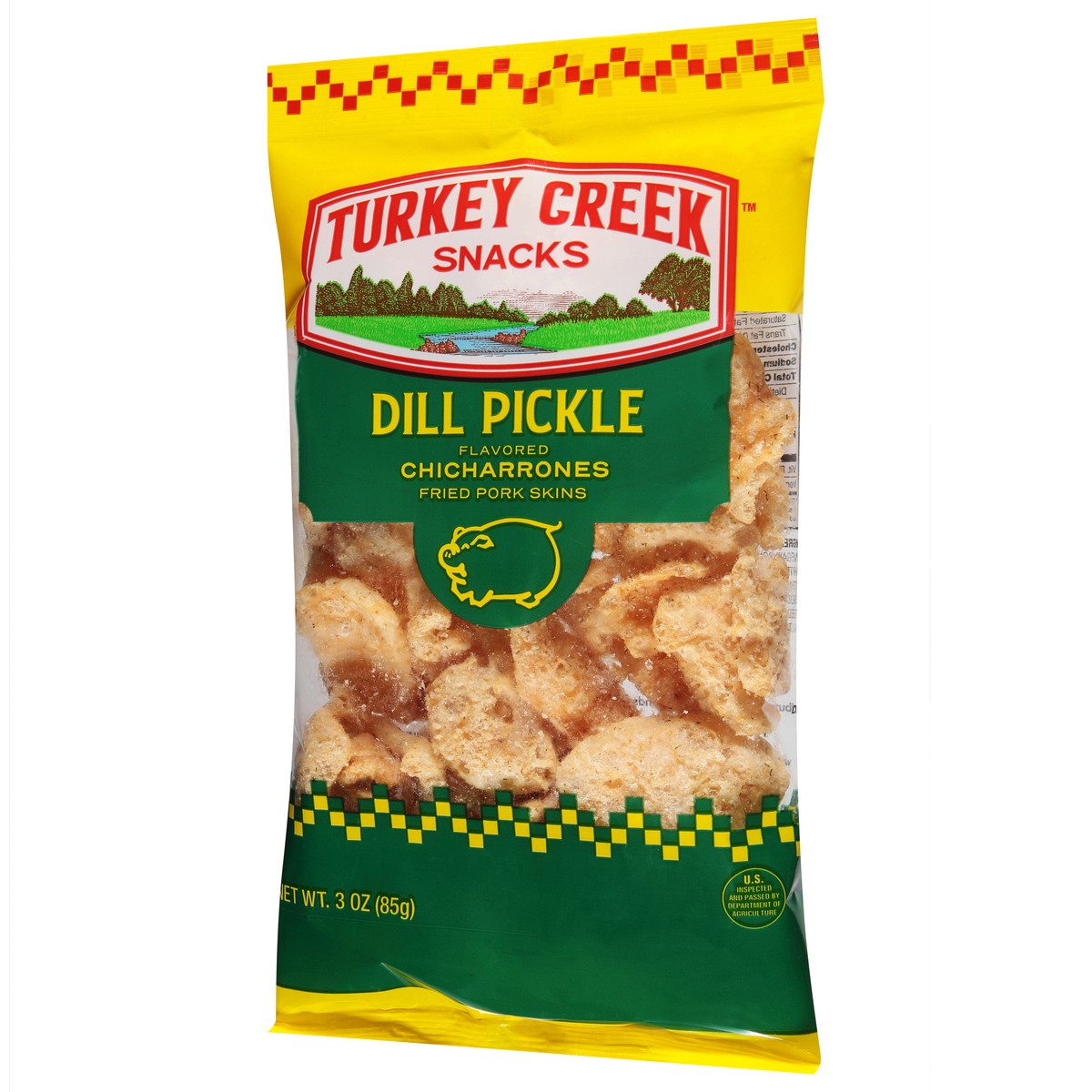 Turkey Creek Dill Pickle Flavored Chicharrones 3 oz 3 oz Shipt