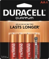 slide 1 of 2, Duracell Quantum AA Alkaline Batteries, 4 ct